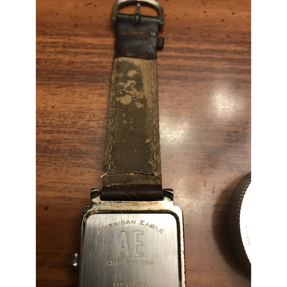 Lot 2 American Eagle Vintage 80's Watches Leather pocket‎